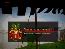 Tablet Screenshot of mittelalterverein-acw.de